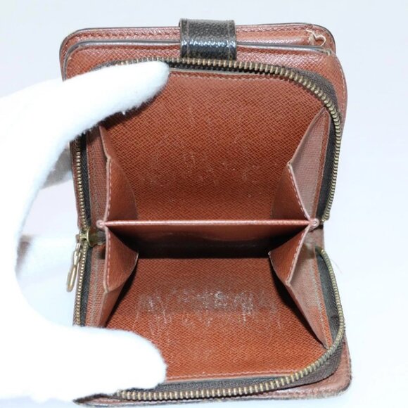 LOUIS VUITTON Monogram Compact Zip Wallet M61667 LV Auth 54068 - Picture 14 of 16